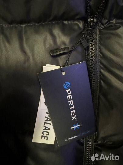 Пуховик palace balaclava puffa черный