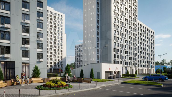 1-к. квартира, 37,8 м², 16/25 эт.
