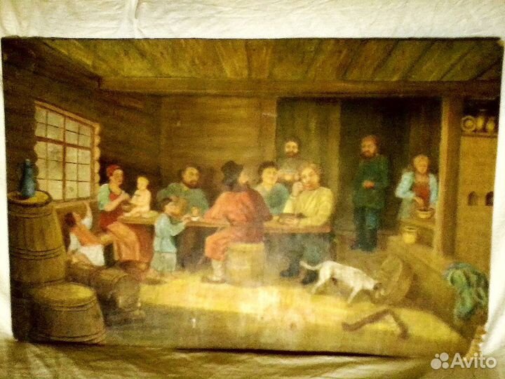 Старинная картина. 19 в