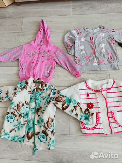 Большой пакет одежды для девочки 1-3 лет