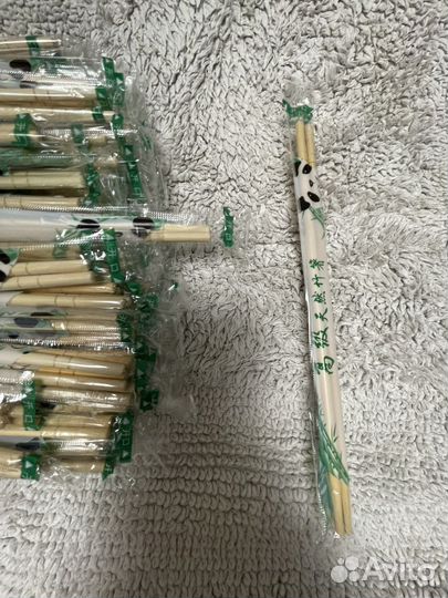 Палочки для суши и ролл Панда за пару