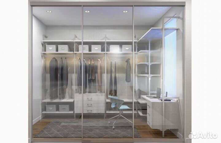 Стеклянные двери