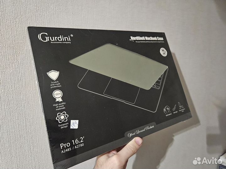 Чехол Macbook Pro 16 A2485 A2780 2021 Gurdini