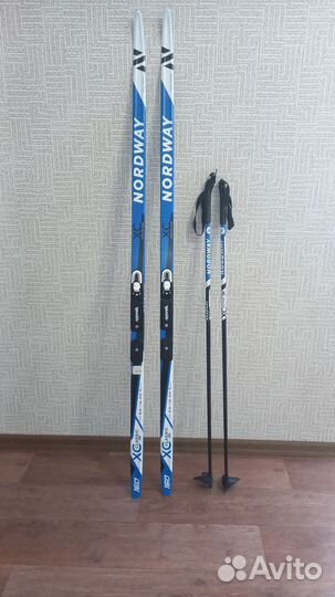 Лыжи беговые детские 160 комплект