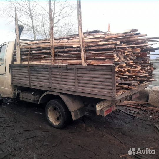 Горбыль не пиленный сосновый