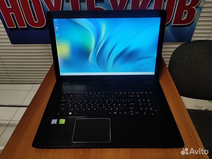 Ноутбук игровой Acer / 17 дюймов / geforce