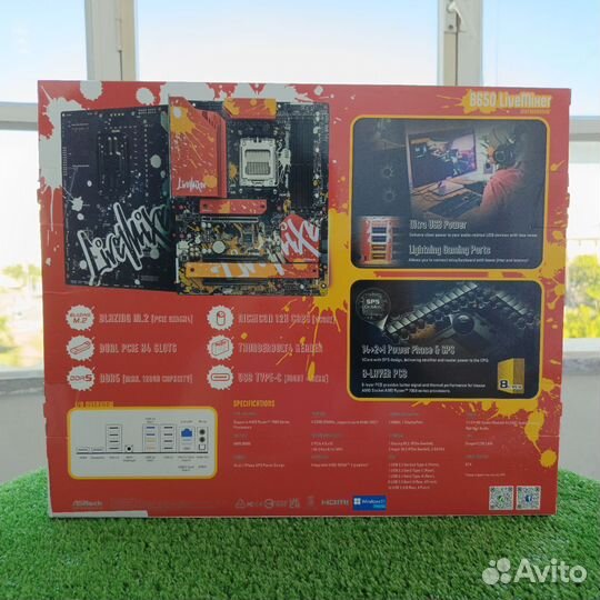 Asrock b650 LiveMixer AM5 новая