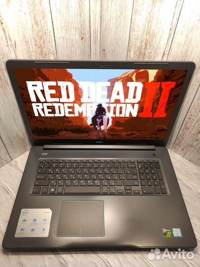 Монстр Dell GTX 1050Ti/17.3 Дюйма/i5-8300H/SSD/1TB