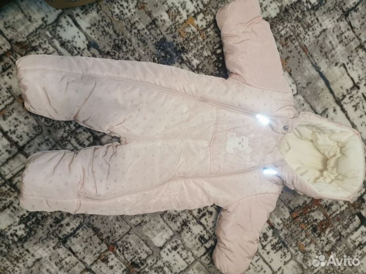 Зимний комбинезон для девочки 80