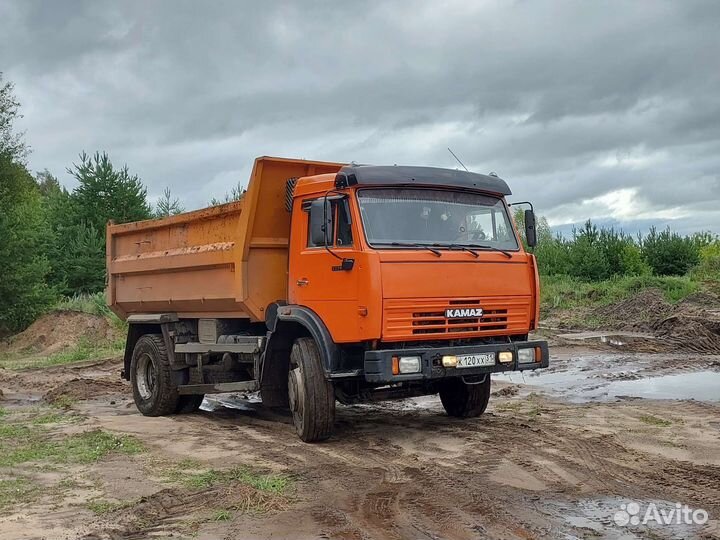 Услуги самосвала Камаз, Газ
