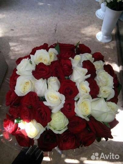 Цветы розы букет