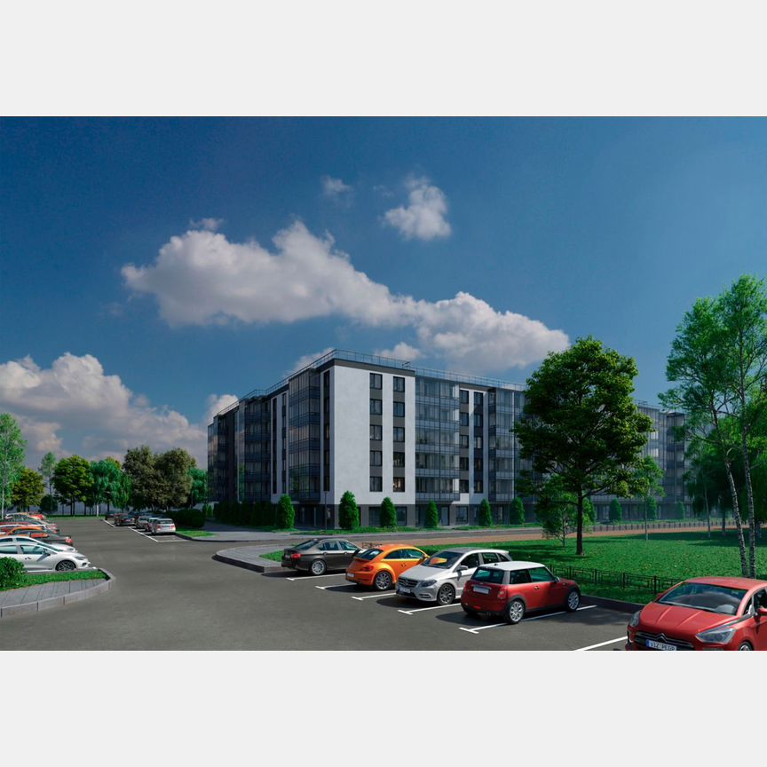 2-к. квартира, 52,3 м², 5/6 эт.