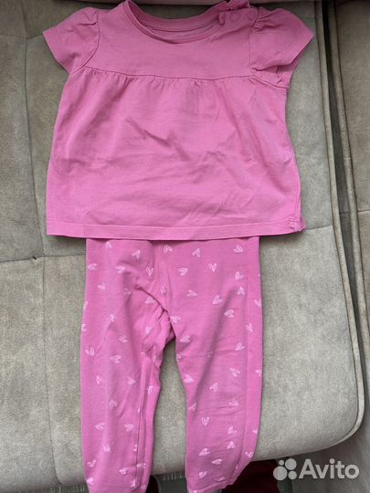 Летние вещи для девочки mothercare 7 шт 86 р