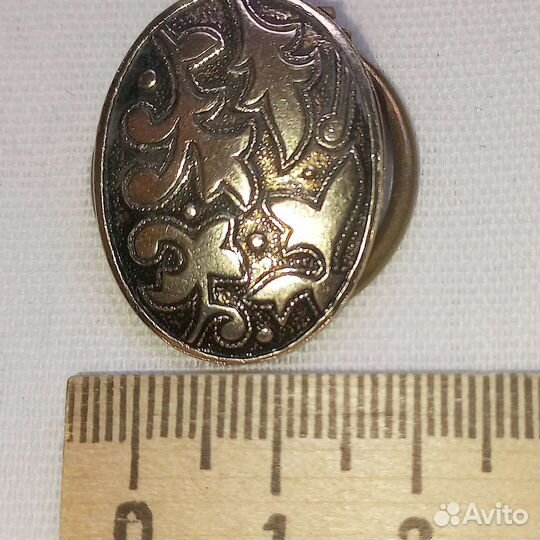 Винтажный шарф-клип США