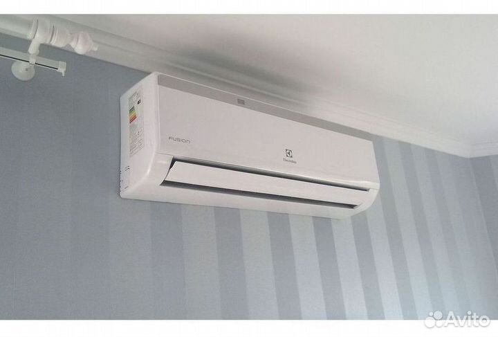 Сплит система с установкой