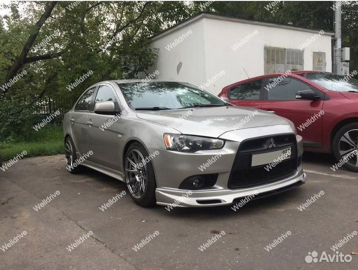 Обвес Mitsubishi Lancer X 10 Zodiak 2 трубы рест
