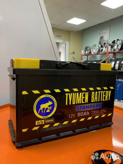 Аккумулятор 90 A/h Tyumen прямая полярность