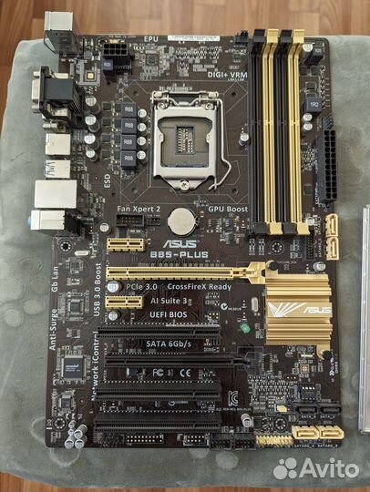 Asus B85-Plus сокет 1150 в отличном состоянии