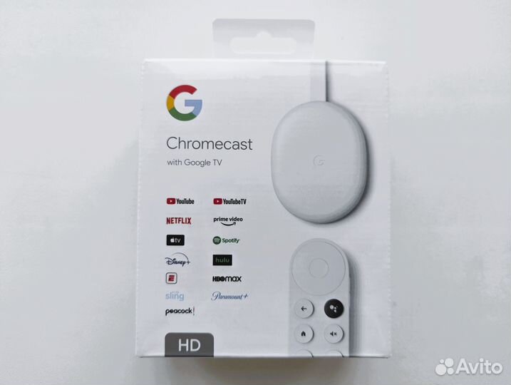Тв-приставка Google Chromecast Google TV HD новая