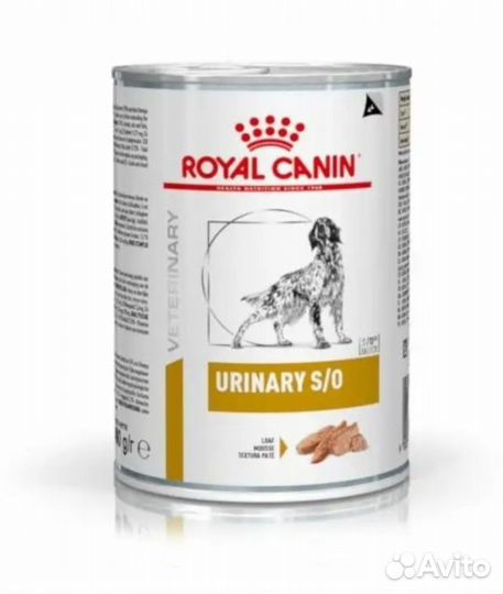 Влажный корм для собак royal canin urinary s/o