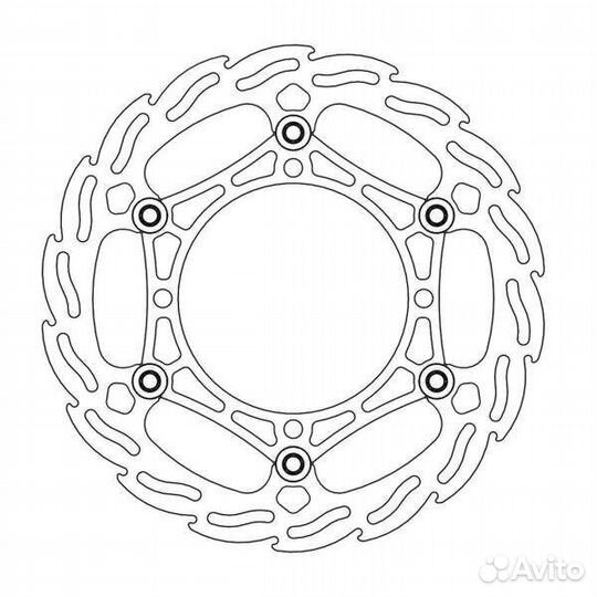 Передний плавающий тормозной диск