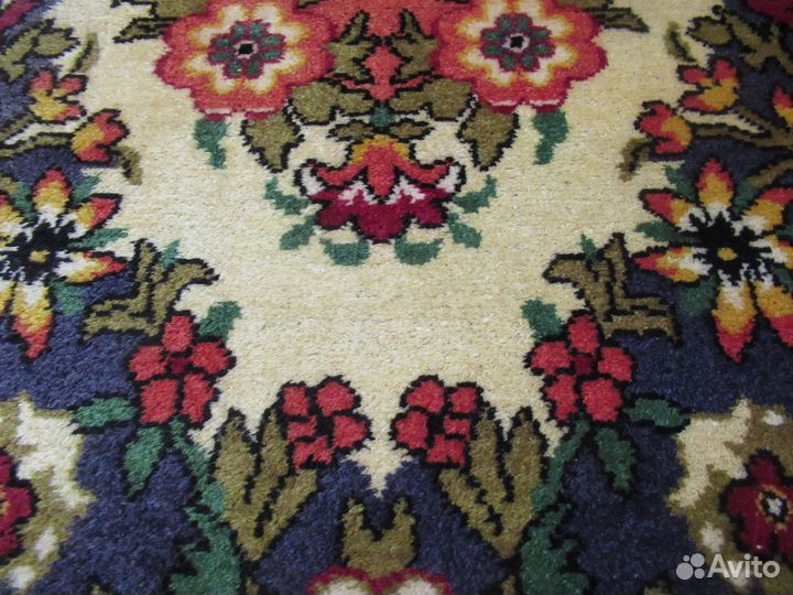 Ковер ручной работы шерсть 2,2х1,3м СССР