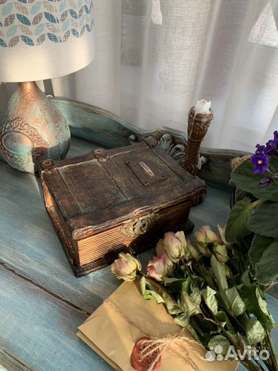 Шкатулка Фолиант «Хогвартс» делаю на заказ