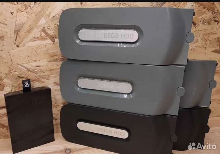 Жесткие диски и корпуса HDD Xbox 360