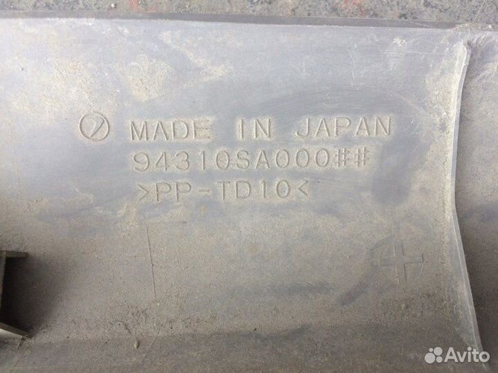 Накладка декоративная задняя Subaru Forester S11