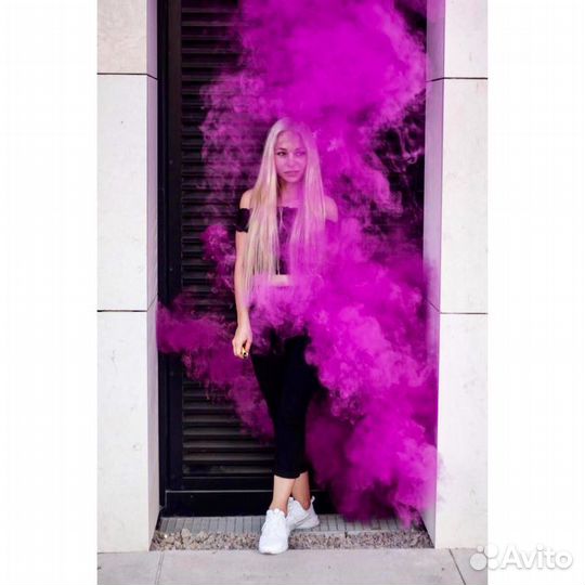 Цветной дым