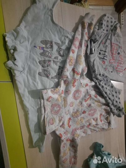 Детские вещи пакетом для девочек 104 110