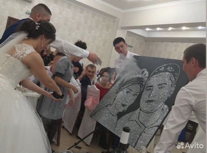 Шоу Звездная пыль,художник намероприятие,скрипачка