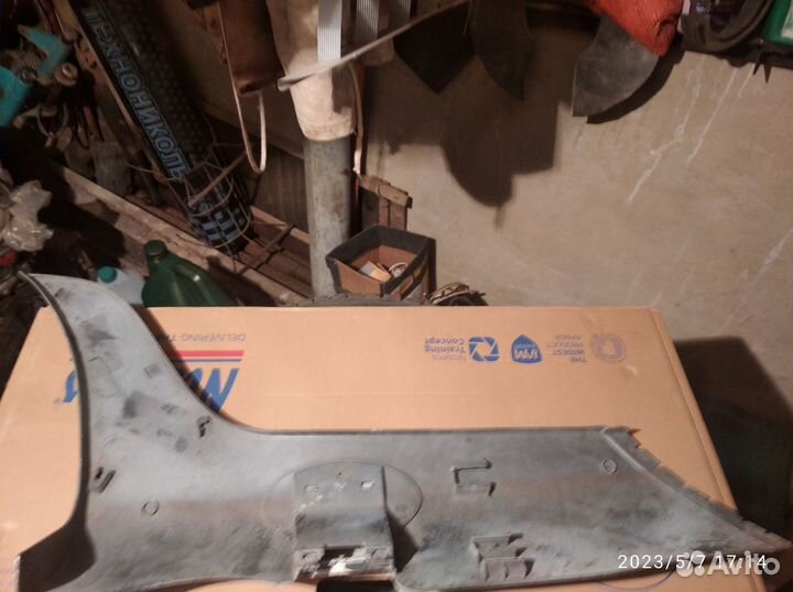 Накладка порогов левая задняя Опель тигра А