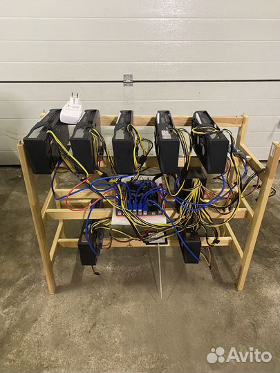 Ферма для майнинга 6800xt 16 gb