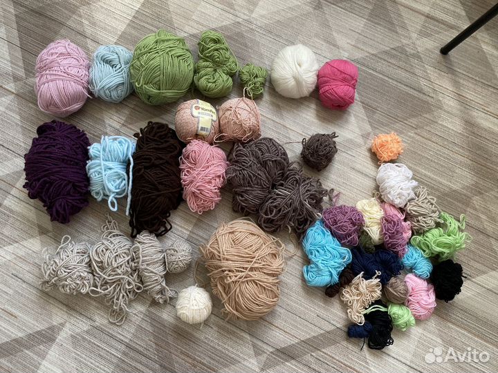 Пряжа для вязания пакетом остатки