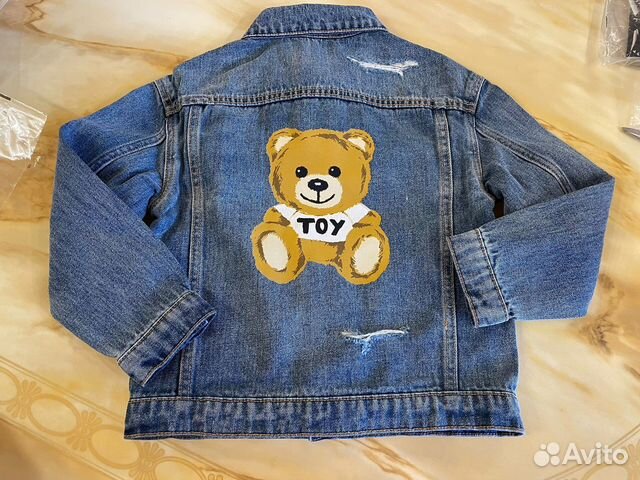 Джинсовый жакет детский