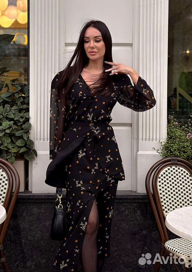 Платье шифон Ulyana Sergeenko