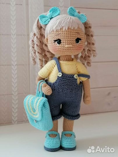 Вязаная кукла ручной работы (на заказ)