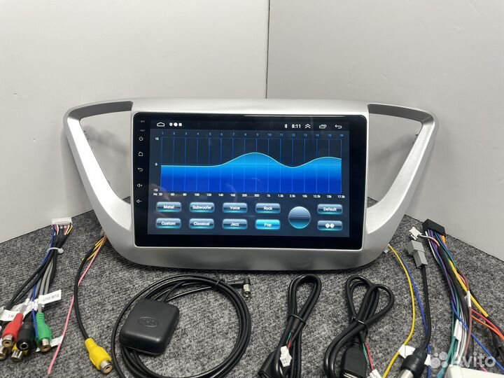 Магнитола Hyundai Solaris 2 Android