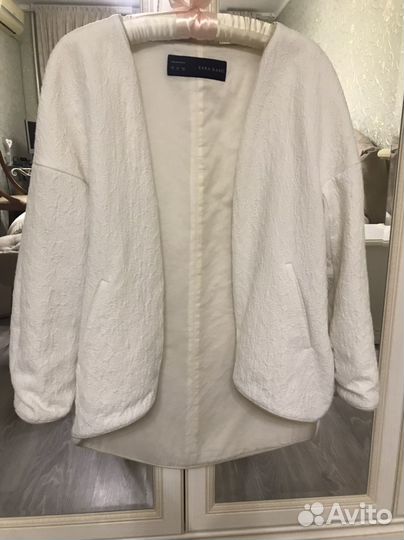 Пиджак жакет Zara белый размер М