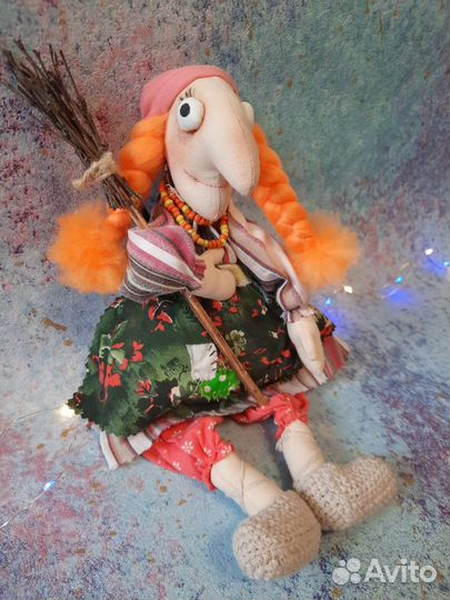 Баба яга,тильда,кукла