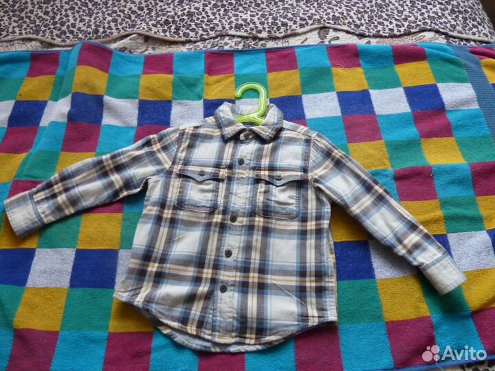 Рубашки GAP, Zara kids, benetton р. 104