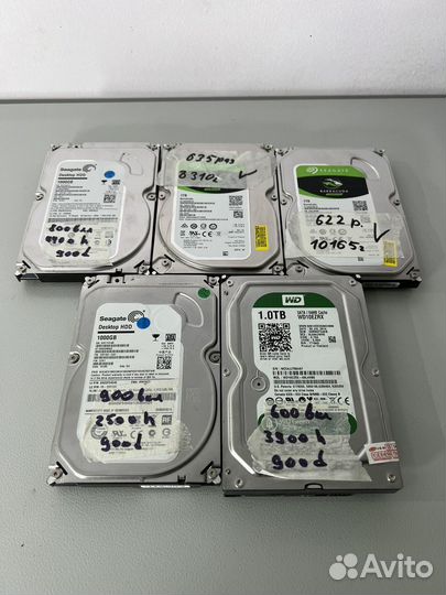 Жесткие диски 500гб - 4000гб оригинал