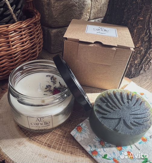 Набор свеча мыло