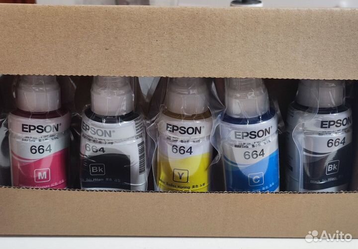 Чернила для принтера Epson L1300 оригинальные