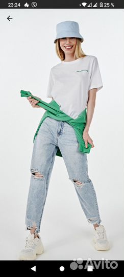 Новые Джинсы мом Ostin р.44-46