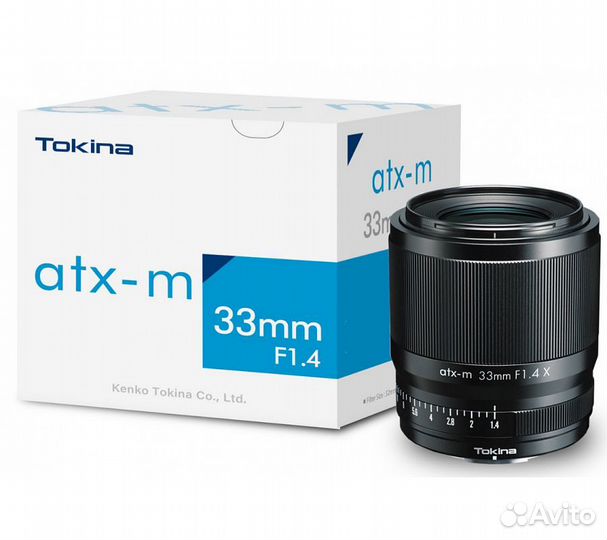Объектив Tokina atx-m 33mm AF F1.4 X Fujifilm X