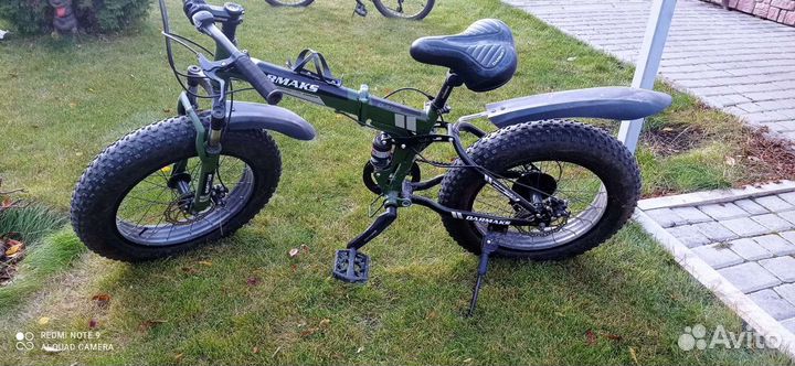 Велосипед фэтбайк складной