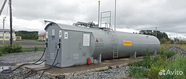 Контейнерная АЗС для заправки своей техники