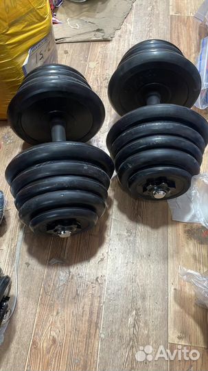 Гантели barbell Atlet оригинал, обрезинненые 2шт